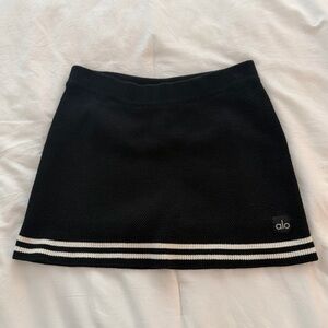 Alo Yoga Tennis Club Sweater Knit Skirt